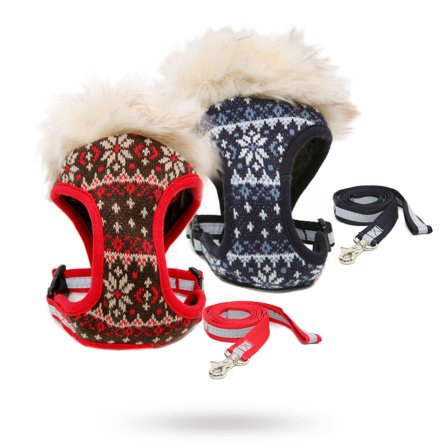 Puppy Angel - Winter Vest Sele - Navy - Hundsele