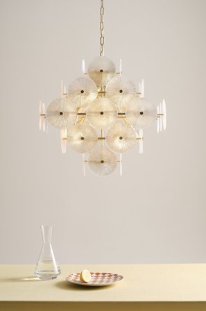 Jotex - AVARO taklampe Klart glass/messing - Kjøp Taklamper hos Jotex