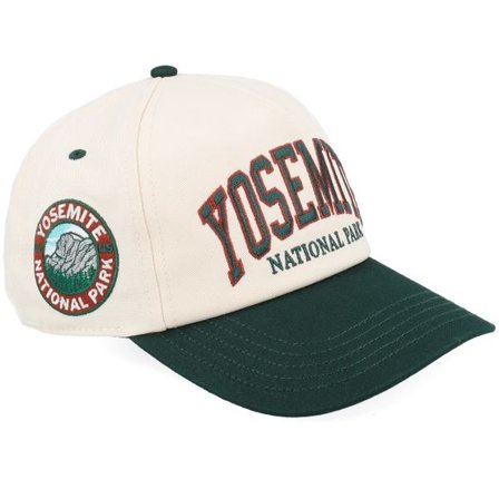 American Needle - Beige adjustable Keps - Yosemite National Park Roscoe Ivory/Dark Green A-Frame Adjustable @ Hatstore