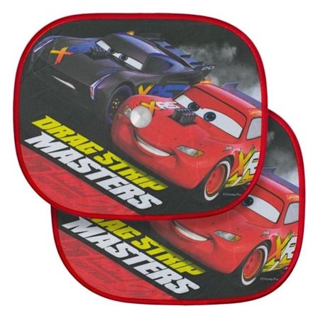 2-Pack Cars Tema Solskydd m Sugkoppar.