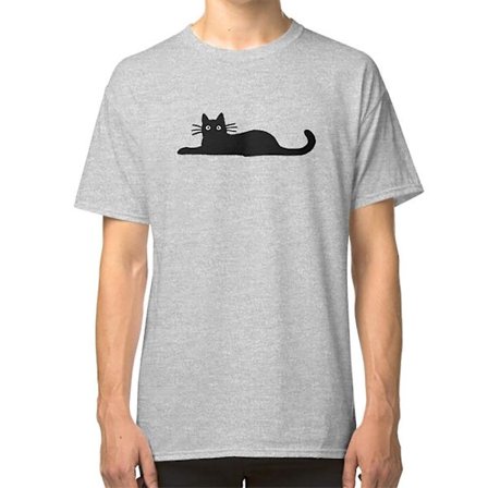 Sort Kat T-shirt