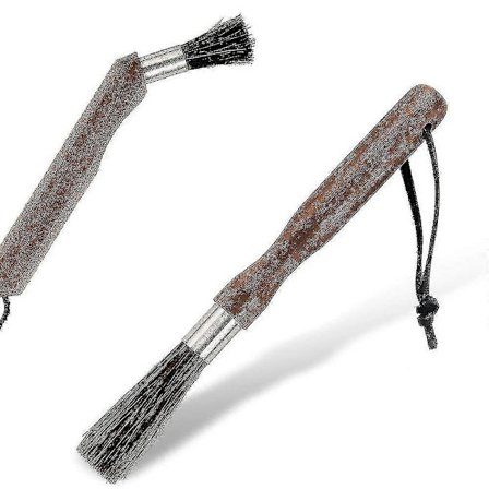 Rengjøringsbørste for kaffekvern med børster og snor, kompatibel med Baristabrown2pcs[D]