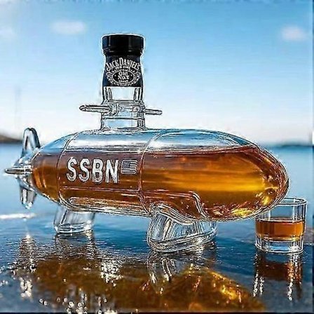 350 ml Whiskeykaraffel, Ørn, Dachshund, Ugleformet Flaske