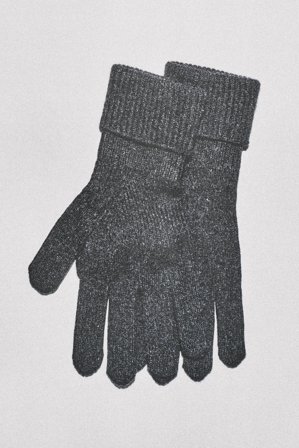 COS Men's Guantes De Canalé De Cashmere in Negro