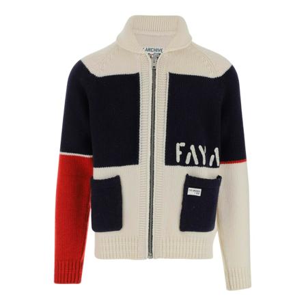 Fay, Knitwear Zwart, Heren, Maat:S