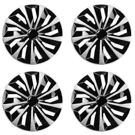 4 stk. 16 tommer bilhjulsbeklædning til R16 jernnavfælge ABS navkapsler hjulfælge kapsel hjulkapsel dæksel