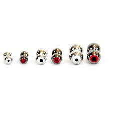 I-Balz 6.3mm - Black Nickel / Red eye