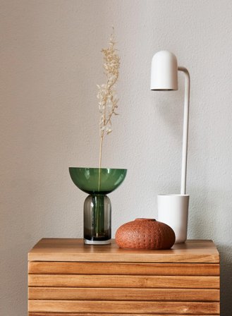 Buddy bordlampe H49 - hvit