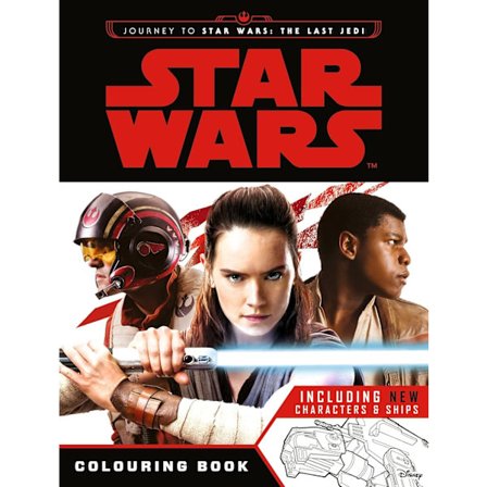Star wars: journey to the last jedi colouring book 9781405287876