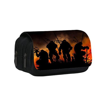 AC Teenage Mutant Ninja Turtles 2-FOLD pennfodral Leonardo Raph Don pennfodral för fans