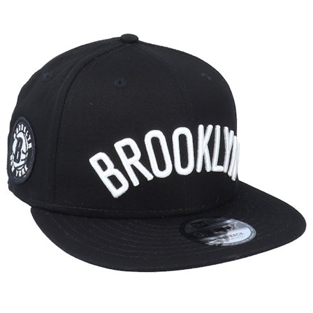 New Era - NBA Black snapback Czapka Z Daszkiem - Hatstore Exclusive x Brooklyn Nets City Edition Snapback @ Hatstore