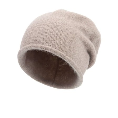 Bomuld Cashmere Pullover Hat Beanie Hat KHAKI