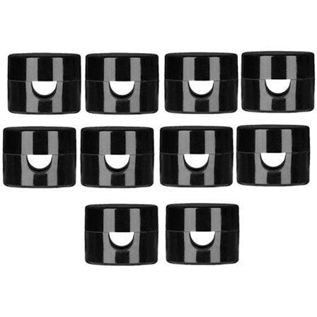 10 stk. krog til loftshængt pendellampe, gør-det-selv-lampeophæng elektrisk ledningskabel ledning lysekrone lysarmatur krog sort