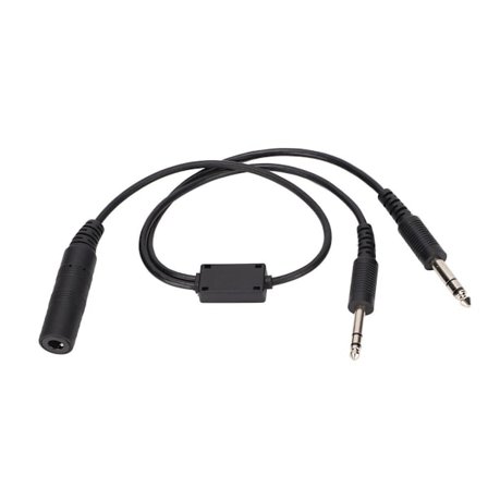 Ilmailukuulokkeiden sovitin - Helikopteri Yksi Liitäntä GA Kaksi Liitäntää