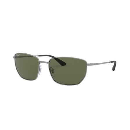 Ray-Ban -Aurinkolasit - Grey Rectangular - Ray-Ban RB3653 004/9A 6018