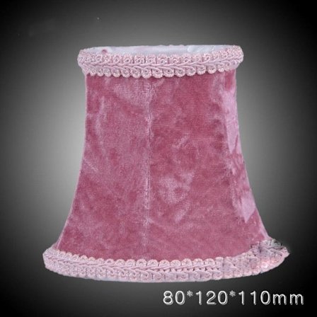 Textil lampskärm med klämma ROSA rosa