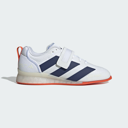 Træningssko Adidas Adipower Weightlifting 3 Sko Hvid Mørkeblå - Bodyman.dk