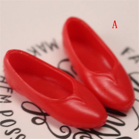 Barbie Sko Sandaler Dukke Sko Til BJD Dukker Flate hæler Sandal