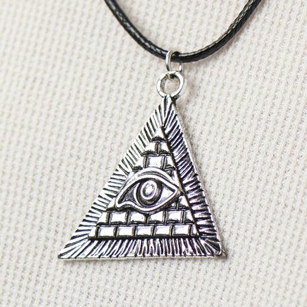 Wicter Eye of Providence Necklace for Men - Pendant Necklaces