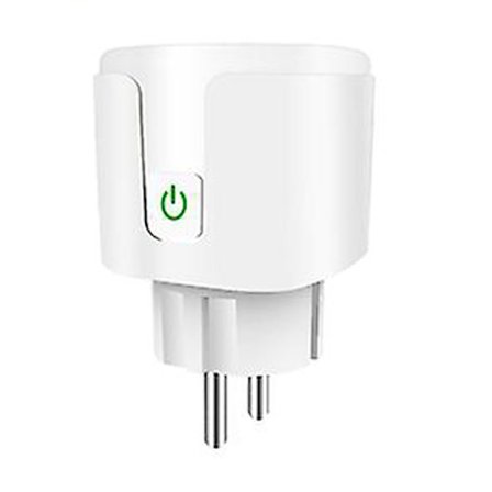 Socket-WIFI-uttag europeisk standard 16A med mätning WIFI smart socket CE-produktcertifiering uttag 3 hål trådlös