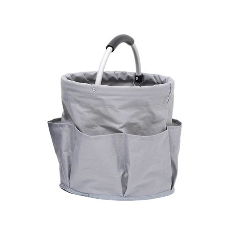 Harmaa yleiskori puhdistustuotteille, polyesteri, 28 x 26,5 x 28 cm PHL