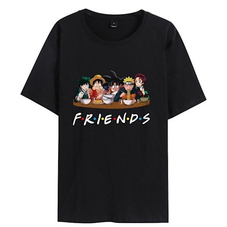 Unisex My Hero Academia Japanese Manga Anime trykt kortermede T-skjorter Topper Gaver