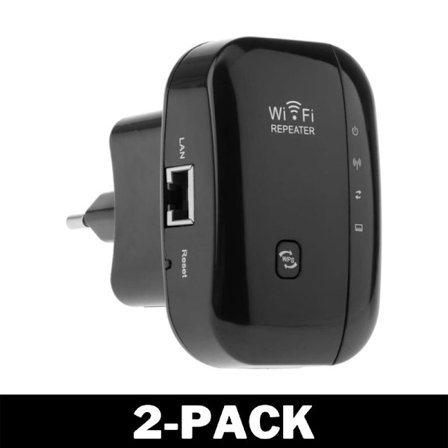 WIFI Förlängare - Förstärk din Router Svart