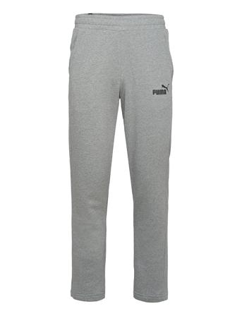 Ess Logo Pants Tr Op Sweatpants Hyggebukser Grå PUMA