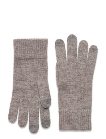 Touch Gloves Grey Davida Cashmere