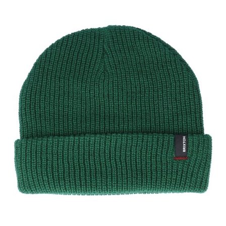 Brixton - Grön cuff Beanie - Heist Hunter Green Cuff @ Hatstore