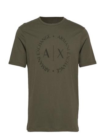 T-Shirt T-shirts Short-sleeved Grønn Armani Exchange