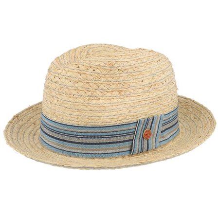 Mayser - Beige straw Hatt - Sam Raffia-borte Nature Straw Hat @ Hatstore