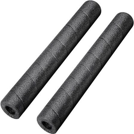 2-pak Rør Isolering Skumrør til Poolnudler, 39,8 cm Sort Multifunktionel Slange Rør Wrap Beskyttelse
