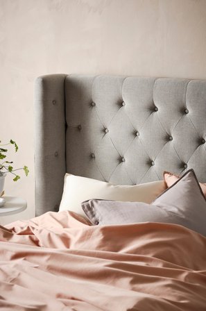 Jotex - Lyx Sengegavl 120 Cm Grå - SKENE - Kjøp Sengegavler hos Jotex