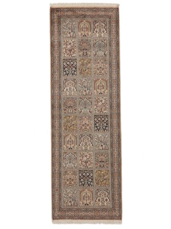 Medaljong- Lite Kashmir Ren Silke Teppe 81X244 Silke