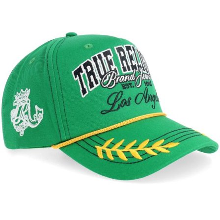 True Religion - Grön adjustable Keps - "True Brand Branch Hat Ultra Marine Green A-frame Adjustable " @ Hatstore