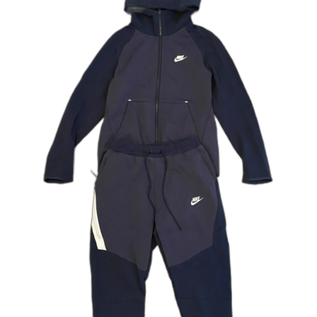 Mörkblå mjukisbyxor från Nike tech fleece old season