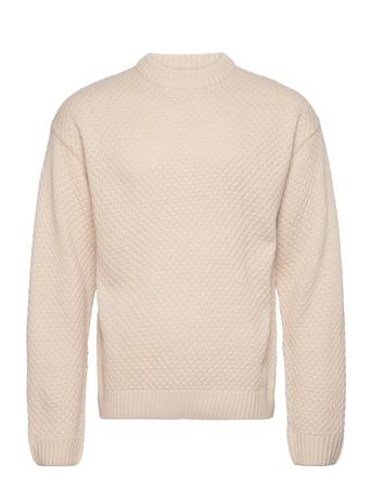 Jorlakewood Knit Crew Neck Bf Ln Cream Jack & J S
