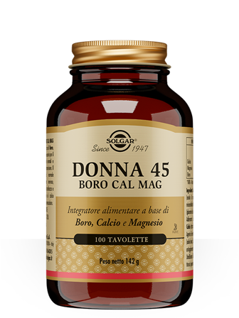 Solgar Donna 45 Boro Cal Mag 100 Tavolette