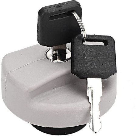 Bränsletanklock med Nyckel Lås för Vauxhall Opel Grå Bensinlock