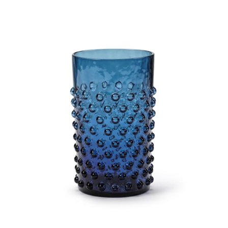 In Flore Cecilia Dricksglas, Höga, 2-pack Glas Blå 11 cm