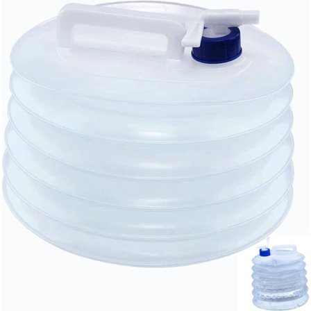 Sammenklappelig vandbeholder, bærbar og BPA-fri vandtank vandkande spande opbevaring til campingvogne camping vandreture rejser grill udendørs brug