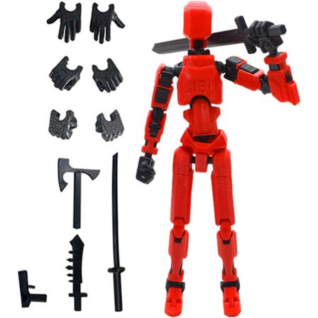 T13 Action Figure, Titan 13 Action Figure, Robot Action Figure, 3D Printed Action[HK]