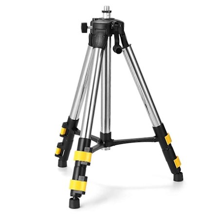 12M 3 Højdejustering Tripod Stativ Rustfrit Stål Forlængerstang Tripod Stativ Til Laser Niveauholder med Vægt