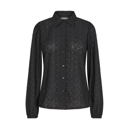 Freequent Shirts , Zwart , Dames , Maat: L