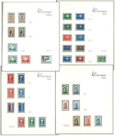 Europa CEPT - Postfrisk samling 1956-1966