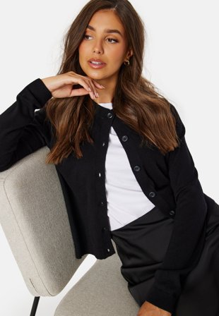 Object Collectors Item-Objthess L/S Short Cardigan-S