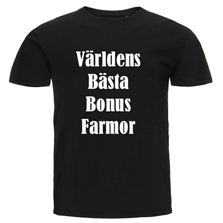 T-shirt - Världens bästa bonusfarmor