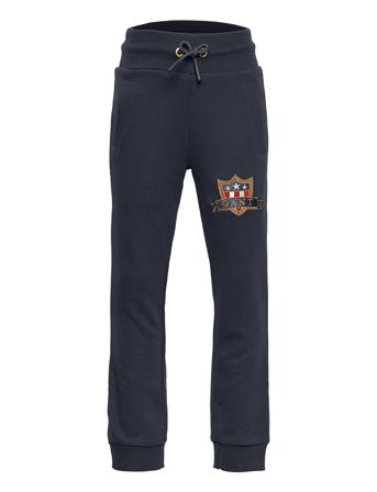 D1. Gant Banner Shield Sweat Pants Joggebukser Pysjbukser Blå GANT