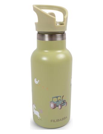 Stainless Steel Water Bottle - Magic Farm Green Filibabba